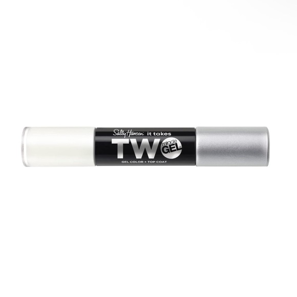 Sally Hansen Other - Sally Hansen Miracle Gel It Takes Two Get Mod White Nail Polish and Top Coat Duo